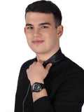 Fossil Townsman Multi Function Mechanical Black Dial Black Steel Strap Watch for Men - ME3062 Authentic Buy Shop Now