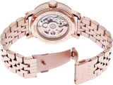 Fossil Boyfriend Automatic Skeleton Rose Gold Dial Rose Gold Steel Strap Watch for Women - ME3065 Authentic Buy Shop Now