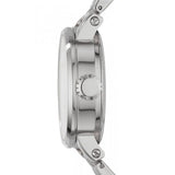 Fossil Boyfriend Automatic Skeleton Silver Dial Silver Steel Strap Watch for Women - ME3067 Authentic Buy Shop Now