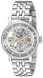 Fossil Boyfriend Automatic Skeleton Silver Dial Silver Steel Strap Watch for Women - ME3067 Authentic Buy Shop Now