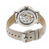 Fossil Boyfriend Automatic Skeleton Silver Dial White Leather Strap Watch for Women - ME3069 Authentic Buy Shop Now