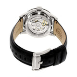 Fossil Townsman Automatic Skeleton White Dial Black Leather Strap Watch for Men - ME3085 Authentic Buy Shop Now