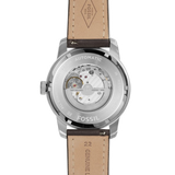 Fossil Pilot 54 Automatic Cream Dial Brown Leather Strap Watch for Men - ME3119 Authentic Buy Shop Now