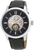 Fossil Townsman Skeleton Black Dial Black Leather Strap Watch for Men - ME3153 Authentic Buy Shop Now