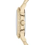 Fossil Dean Chronograph Champagne Dial Gold Steel Strap Watch for Men - FS4867 Authentic Buy Shop Now