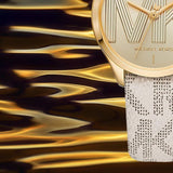 Michael Kors Jaycie Quartz Gold Dial White Leather Strap Watch for Women - MK2861 Authentic Buy Shop Now