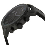 Fossil Nate Chronograph Black Dial Black Leather Strap Watch for Men - JR1354 Authentic Buy Shop Now