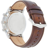 Fossil Neutra Chronograph White Dial Brown Leather Strap Watch for Men - FS5380 Authentic Buy Shop Now