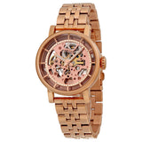 Fossil Boyfriend Automatic Skeleton Rose Gold Dial Rose Gold Steel Strap Watch for Women - ME3065 Authentic Buy Shop Now