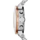 Fossil Boyfriend Chronograph White Dial Two Tone Steel Strap Watch for Women - ES3840 Authentic Buy Shop Now