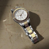 Fossil Stella Sport Multifunction Silver Dial Two Tone Steel Strap Watch for Women - ES5107 Authentic Buy Shop Now