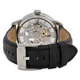 Fossil Townsman Automatic Skeleton Silver Dial Black Leather Strap Watch for Men - ME3041 Authentic Buy Shop Now