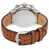 Fossil Townsman Chronograph Blue Dial Brown Leather Strap Watch for Men - FS5279 Authentic Buy Shop Now