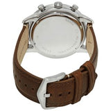 Fossil Townsman Chronograph White Dial Brown Leather Strap Watch for Men - FS5350 Authentic Buy Shop Now