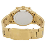 Fossil Grant Chronograph Black Dial Gold Steel Strap Watch for Men - FS4815 Authentic Buy Shop Now