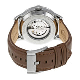Fossil Townsman Automatic Black Dial Brown Leather Strap Watch for Men - ME3061 Authentic Buy Shop Now