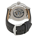 Fossil Grant Skeleton White Dial Black Leather Strap Watch for Men - ME3053 Authentic Buy Shop Now
