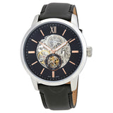 Fossil Townsman Skeleton Black Dial Black Leather Strap Watch for Men - ME3153 Authentic Buy Shop Now