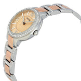Fossil Virginia Rose Gold Dial Two Tone Steel Strap Watch for Women - ES3405 Authentic Buy Shop Now