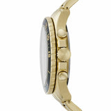 Fossil FB-03 Chronograph Black Dial Gold Steel Strap Watch for Men - FS5727 Authentic Buy Shop Now