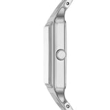 Fossil Raquel Three Hand Date White Dial Silver Steel Strap Watch for Women - ES5221 Authentic Buy Shop Now