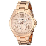 Fossil Cecile Rose Gold Dial Rose Gold Steel Strap Watch for Women - AM4511 Authentic Buy Shop Now