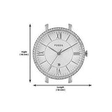 Fossil Jacqueline White Dial Silver Steel Strap Watch for Women - ES3545 Authentic Buy Shop Now