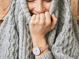 Fossil Jacqueline White Dial Pink Leather Strap Watch for Women - ES3988 Authentic Buy Shop Now