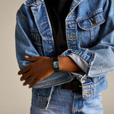 Fossil Raquel Three Hand Date Black Dial Black Steel Strap Watch For Women - ES5340 Authentic Buy Shop Now