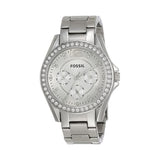 Fossil Riley Multifunction Silver Dial Silver Steel Strap Watch for Women - ES3202 Authentic Buy Shop Now