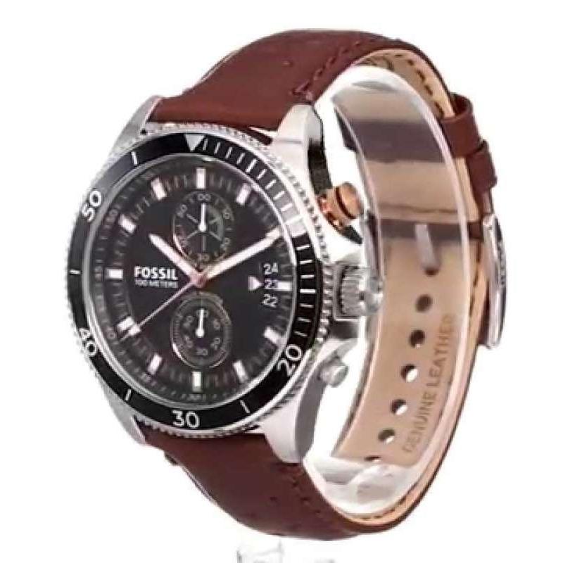 Fossil Wakefield Black Dial Brown Leather Strap Watch for Men - CH2944 Authentic Buy Shop Now
