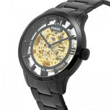 Fossil Townsman Automatic Skeleton Black Dial Black Steel Strap Watch for Men - ME3197 Authentic Buy Shop Now