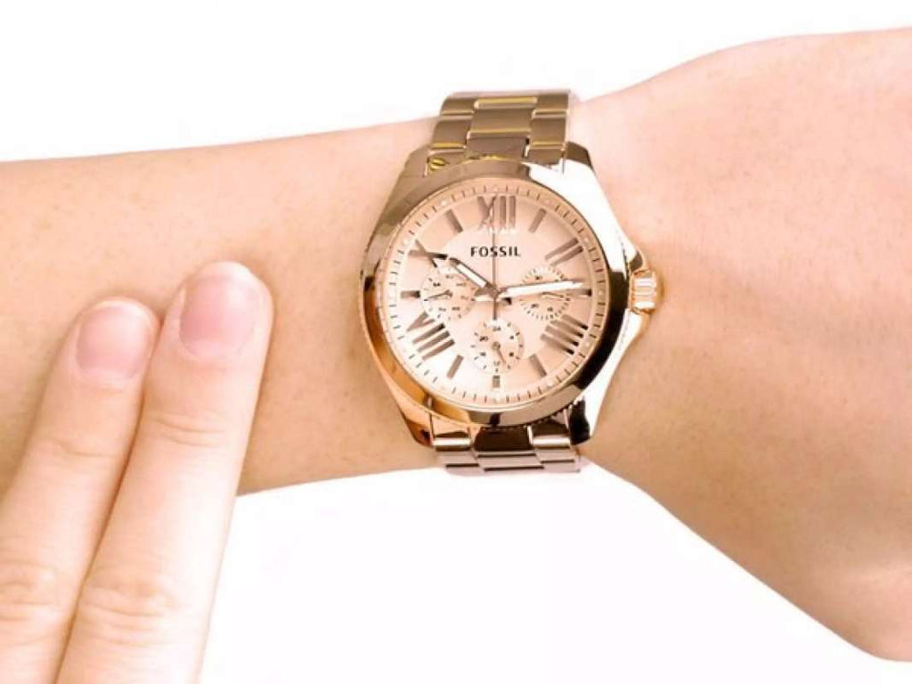 Fossil Cecile Rose Gold Dial Rose Gold Steel Strap Watch for Women - AM4511 Authentic Buy Shop Now