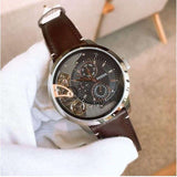 Fossil Townsman Automatic Black Dial Brown Leather Strap Watch for Men - ME1163 Authentic Buy Shop Now