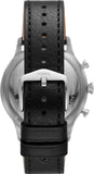 Fossil Retro Pilot Chronograph Black Dial Black Leather Strap Watch for Men - FS5806 Authentic Buy Shop Now