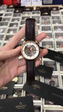 Fossil Townsman Automatic Skeleton White Dial Black Leather Strap Watch for Men - ME3085 Authentic Buy Shop Now