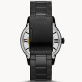 Fossil Townsman Automatic Skeleton Black Dial Black Steel Strap Watch for Men - ME3197 Authentic Buy Shop Now
