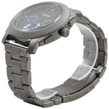 Fossil Machine Chronograph Brown Dial Grey Steel Strap Watch for Men - FS4931 Authentic Buy Shop Now