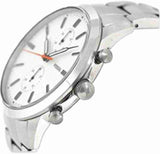 Fossil Townsman White Dial Silver Steel Strap Watch for Men - FS5346 Authentic Buy Shop Now