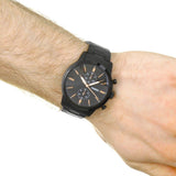 Fossil Townsman Chronograph Black Dial Black Steel Strap Watch for Men - FS5379 Authentic Buy Shop Now