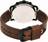 Fossil Commuter Chronograph Black Dial Brown Leather Strap Watch for Men - FS5403 Authentic Buy Shop Now