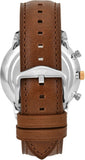 Fossil Neutra Chronograph Black Dial Brown Leather Strap Watch for Men - FS5408 Authentic Buy Shop Now