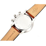 Fossil Goodwin Chronograph Blue Dial Brown Leather Strap Watch for Men - FS5414 Authentic Buy Shop Now