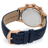 Fossil Townsman Chronograph Blue Dial Blue Leather Strap Watch for Men - FS5436 Authentic Buy Shop Now