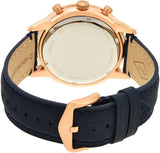 Fossil Townsman Chronograph Blue Dial Blue Leather Strap Watch for Men - FS5436 Authentic Buy Shop Now