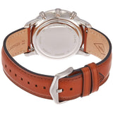 Fossil Neutra Chronograph Blue Dial Brown Leather Strap Watch for Men - FS5453 Authentic Buy Shop Now