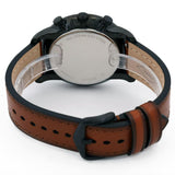 Fossil Goodwin Luggage Chronograph Black Dial Brown Leather Strap Watch for Men - FS5501 Authentic Buy Shop Now