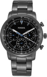 Fossil Goodwin Chrono Analog Black Dial Grey Steel Strap Watch for Men - FS5518 Authentic Buy Shop Now