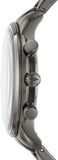 Fossil Goodwin Chrono Analog Black Dial Grey Steel Strap Watch for Men - FS5518 Authentic Buy Shop Now
