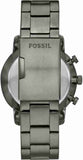 Fossil Goodwin Chrono Analog Black Dial Grey Steel Strap Watch for Men - FS5518 Authentic Buy Shop Now